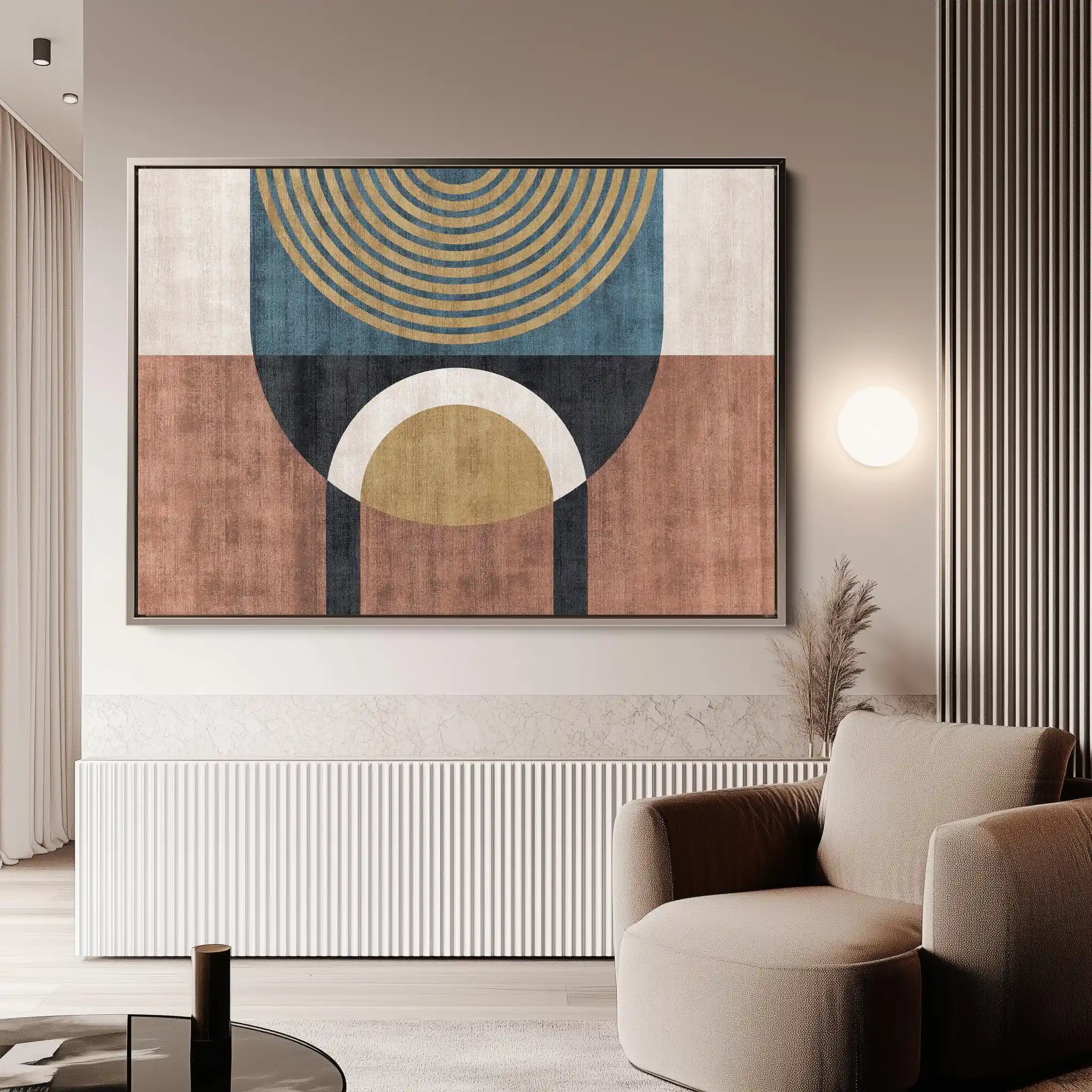 Boho 249 Canvas Art 60 x 40 cm / Black