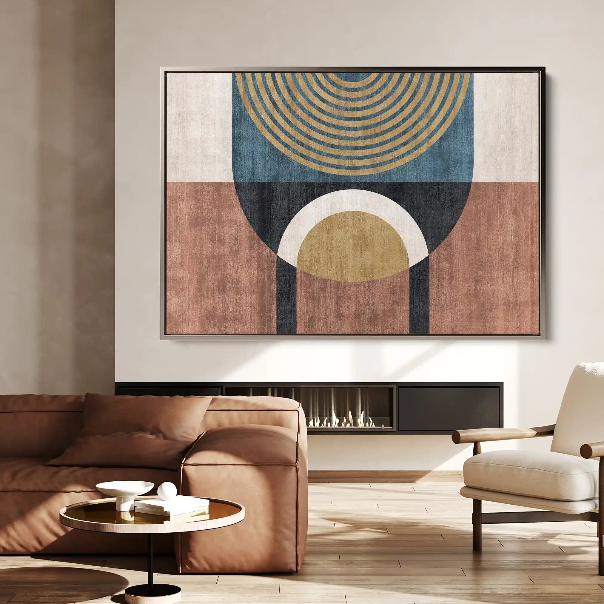 Boho 249 Canvas Art 60 x 40 cm / Black