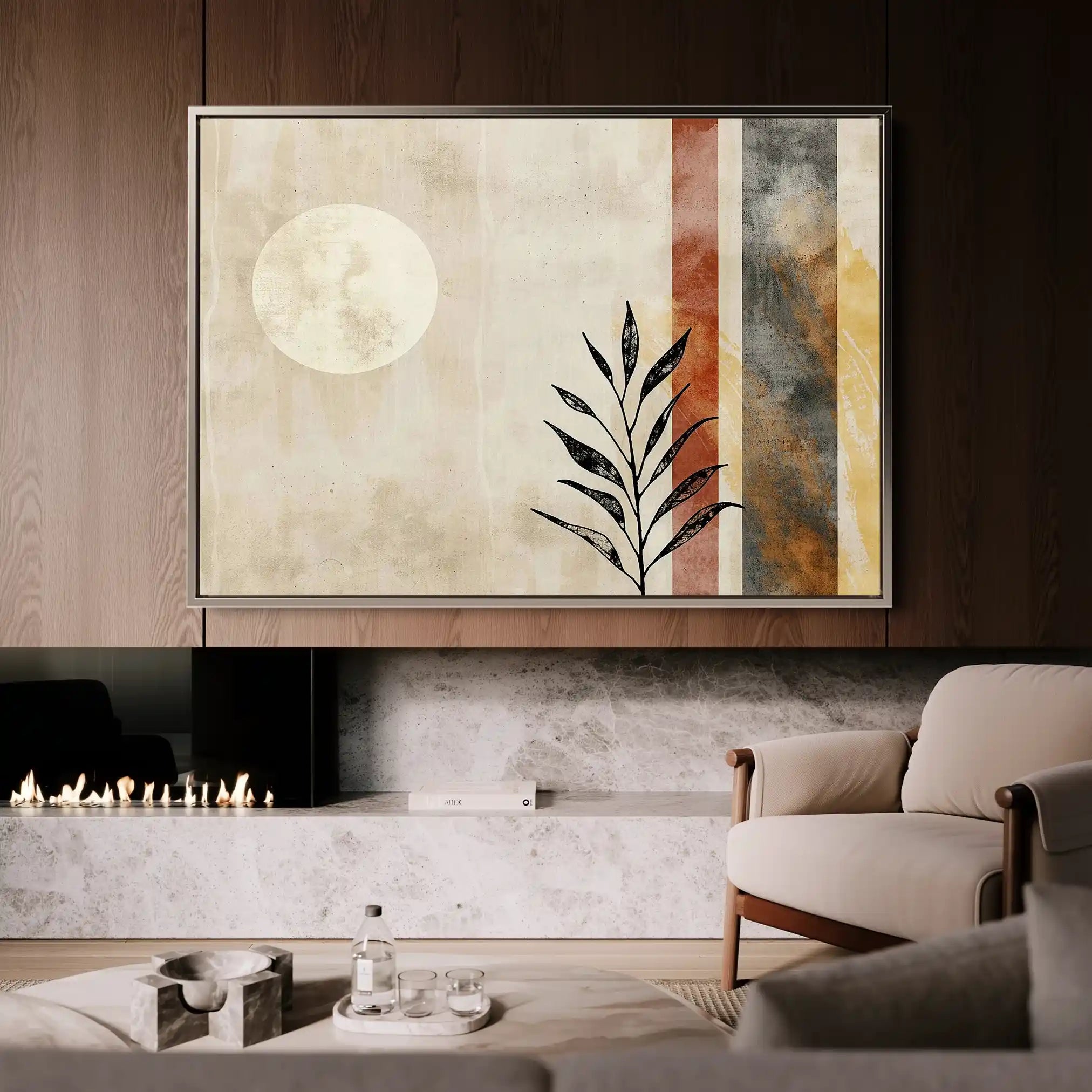 Boho 250 Canvas Art 60 x 40 cm / Black