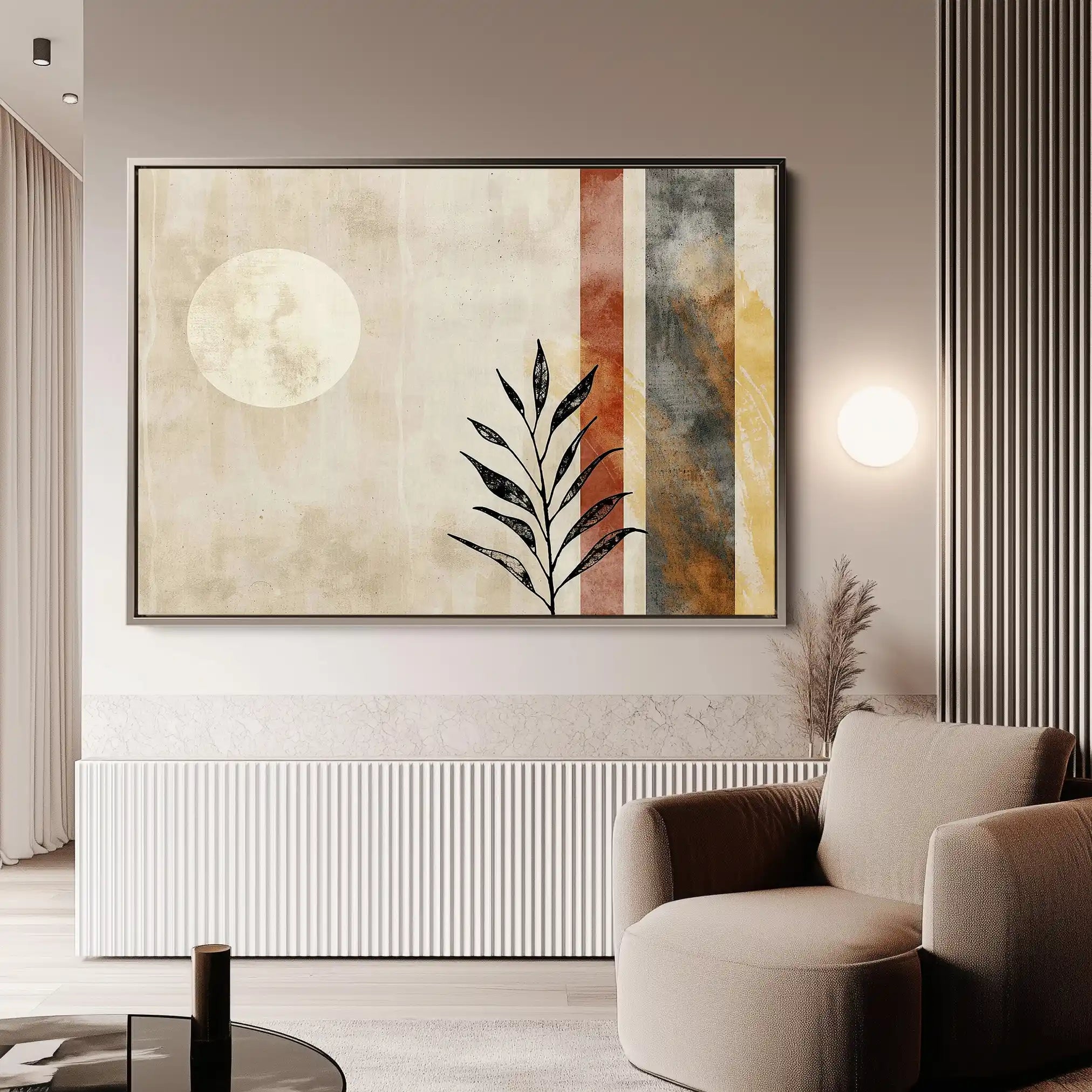Boho 250 Canvas Art 60 x 40 cm / Black