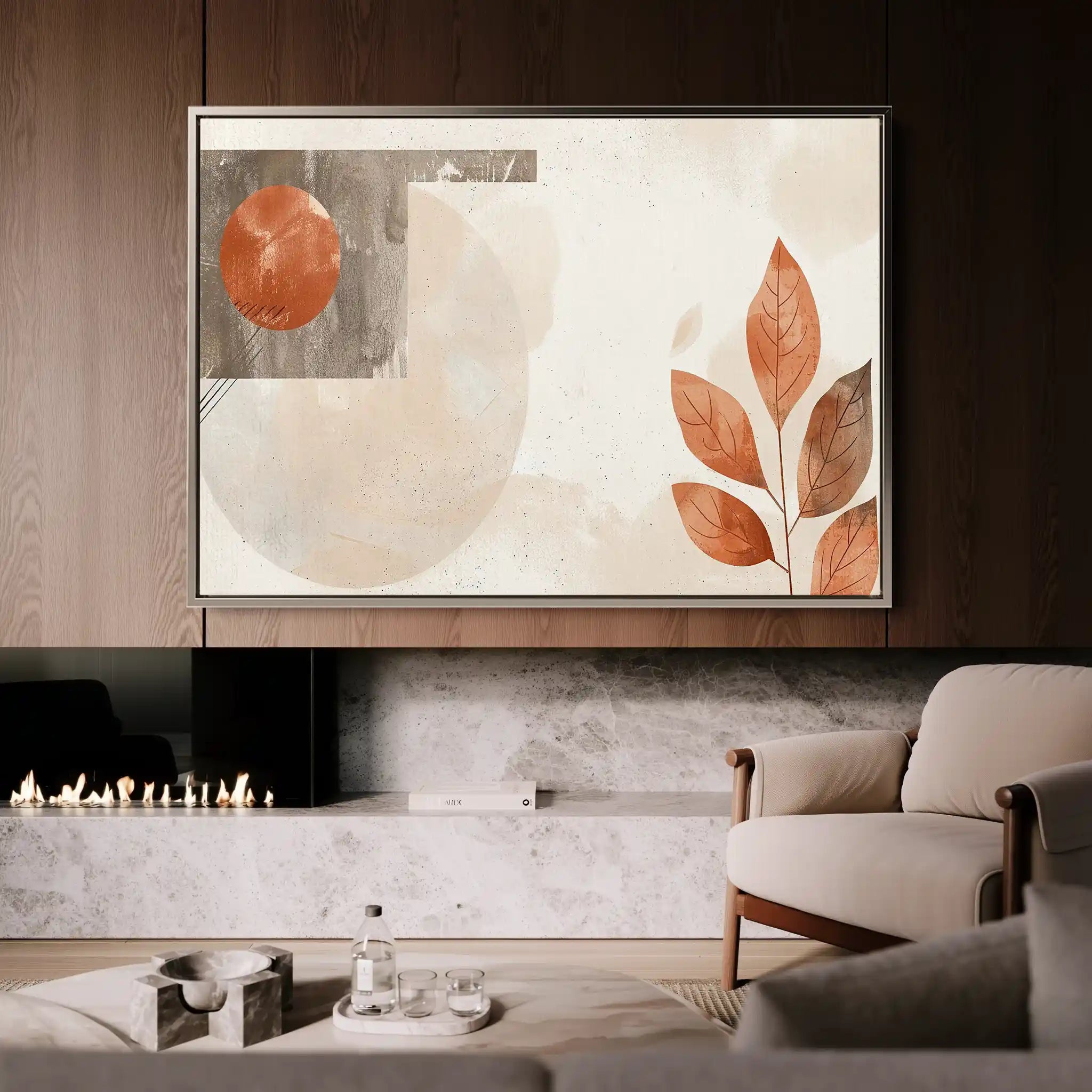 Boho 251 Canvas Art 60 x 40 cm / Black