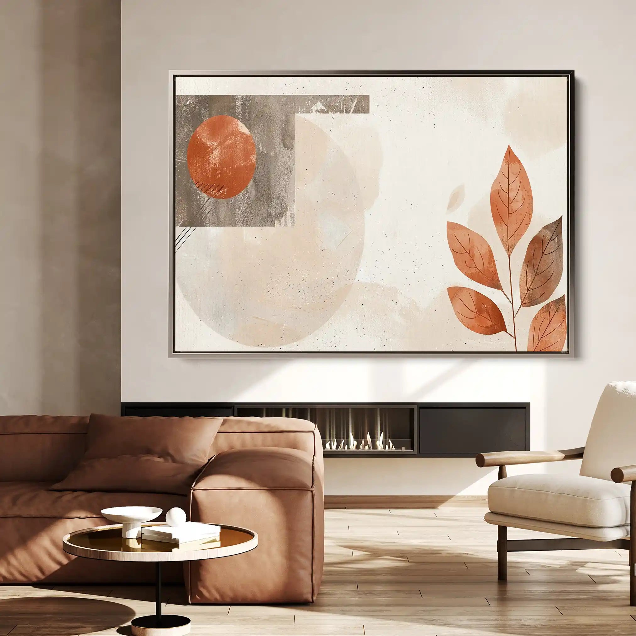 Boho 251 Canvas Art 60 x 40 cm / Black