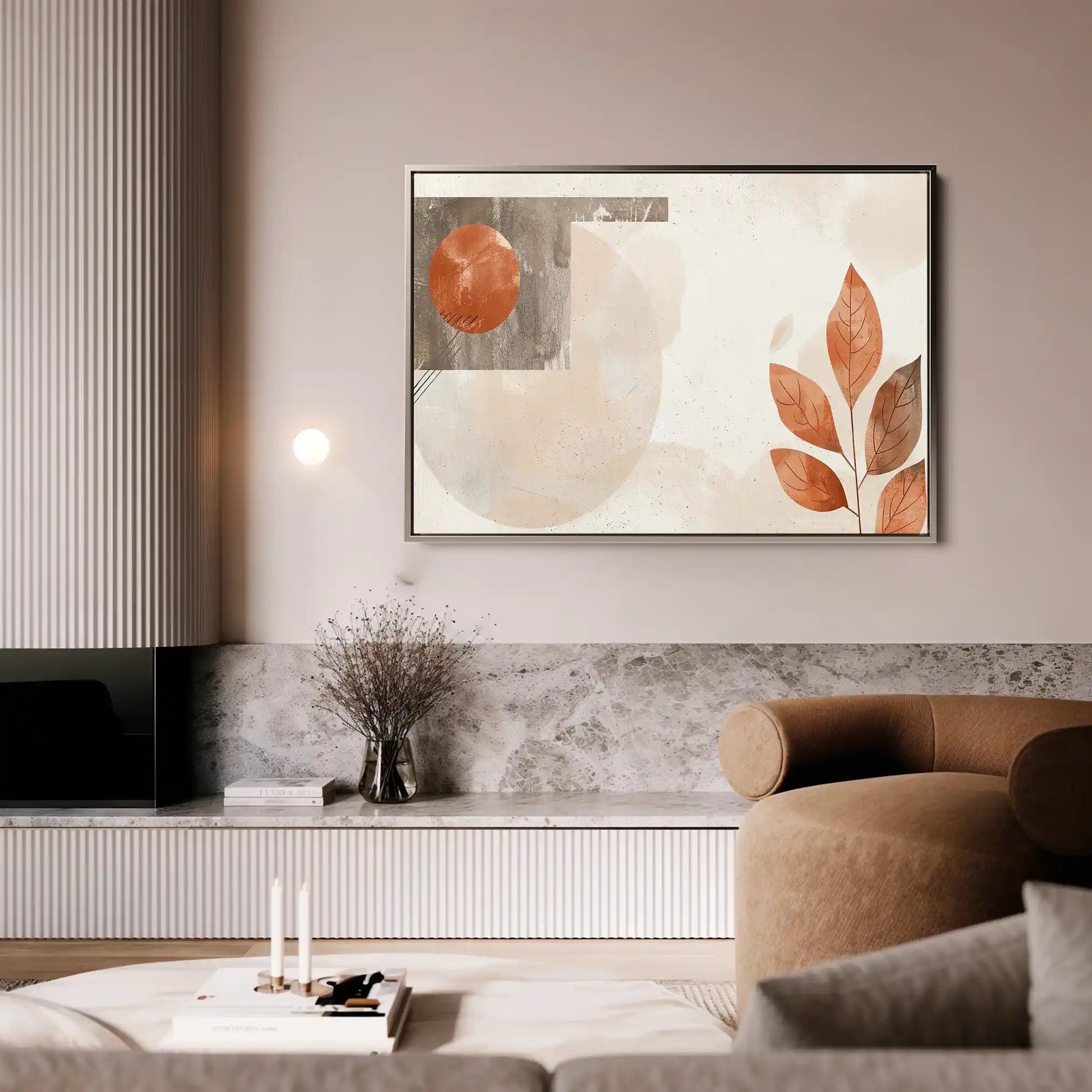 Boho 251 Canvas Art 60 x 40 cm / Black