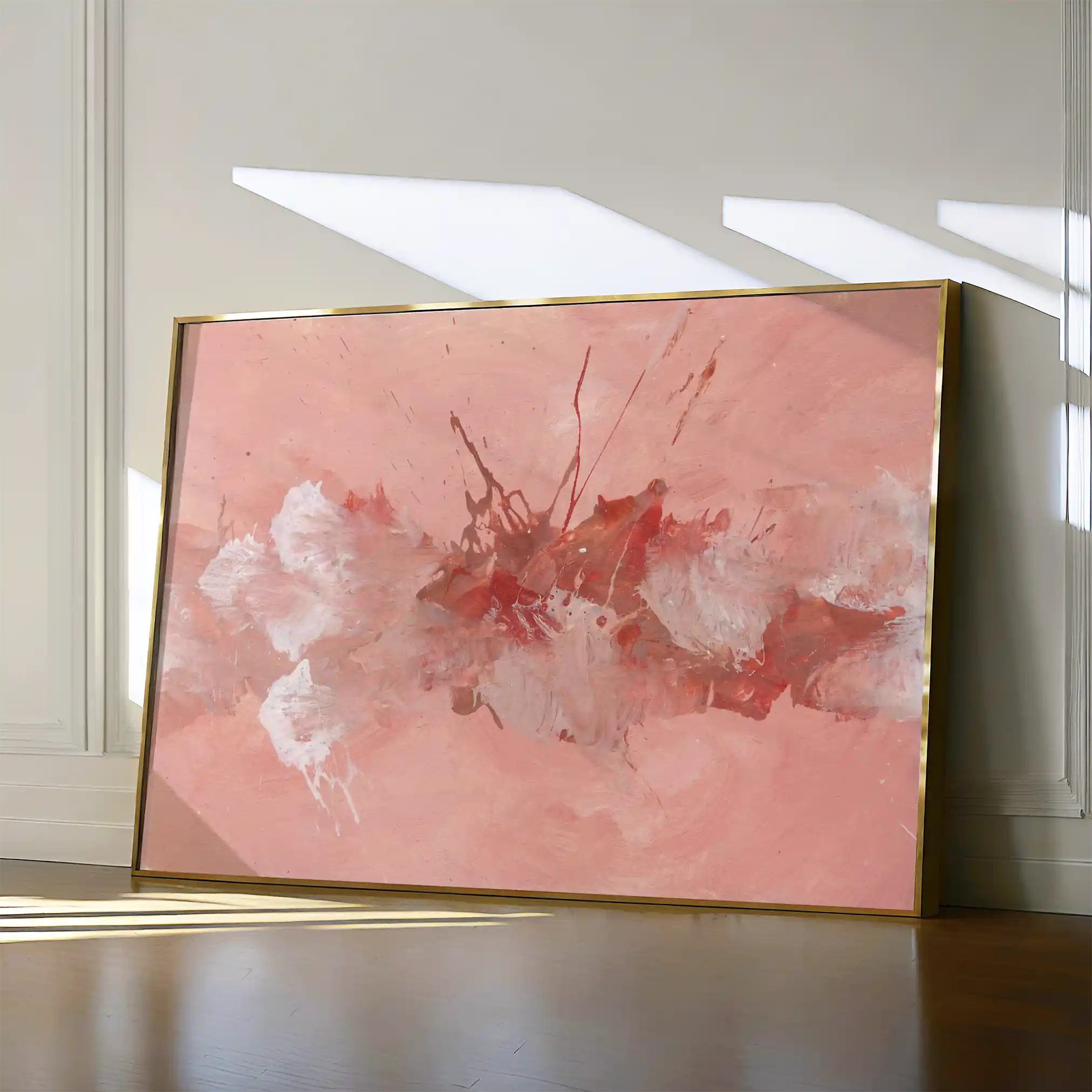 Abstract 260 Canvas Art 60 x 40 cm / Black