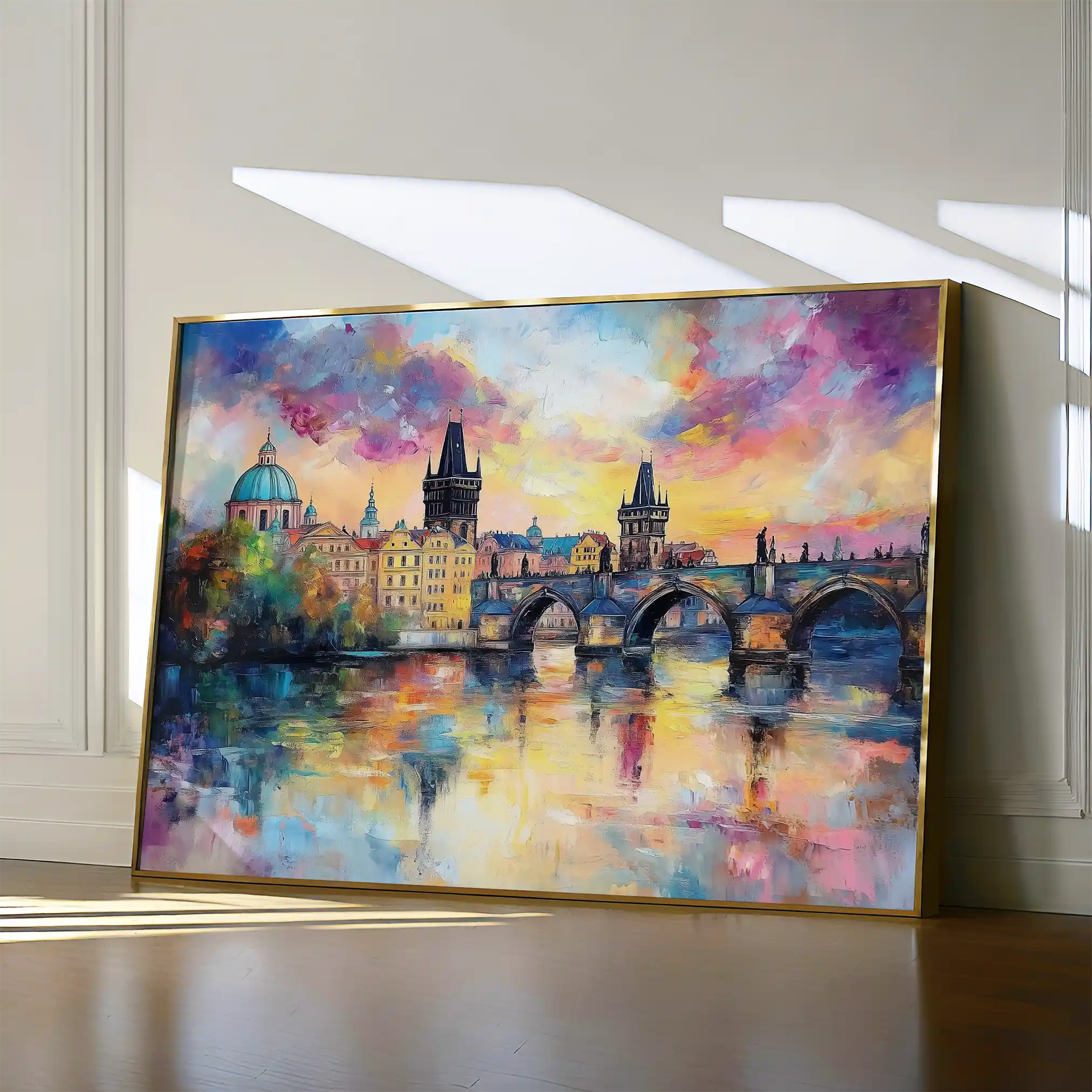 Landscape 261 Canvas Art 60 x 40 cm / Black