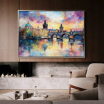 Landscape 261 Canvas Art 60 x 40 cm / Black
