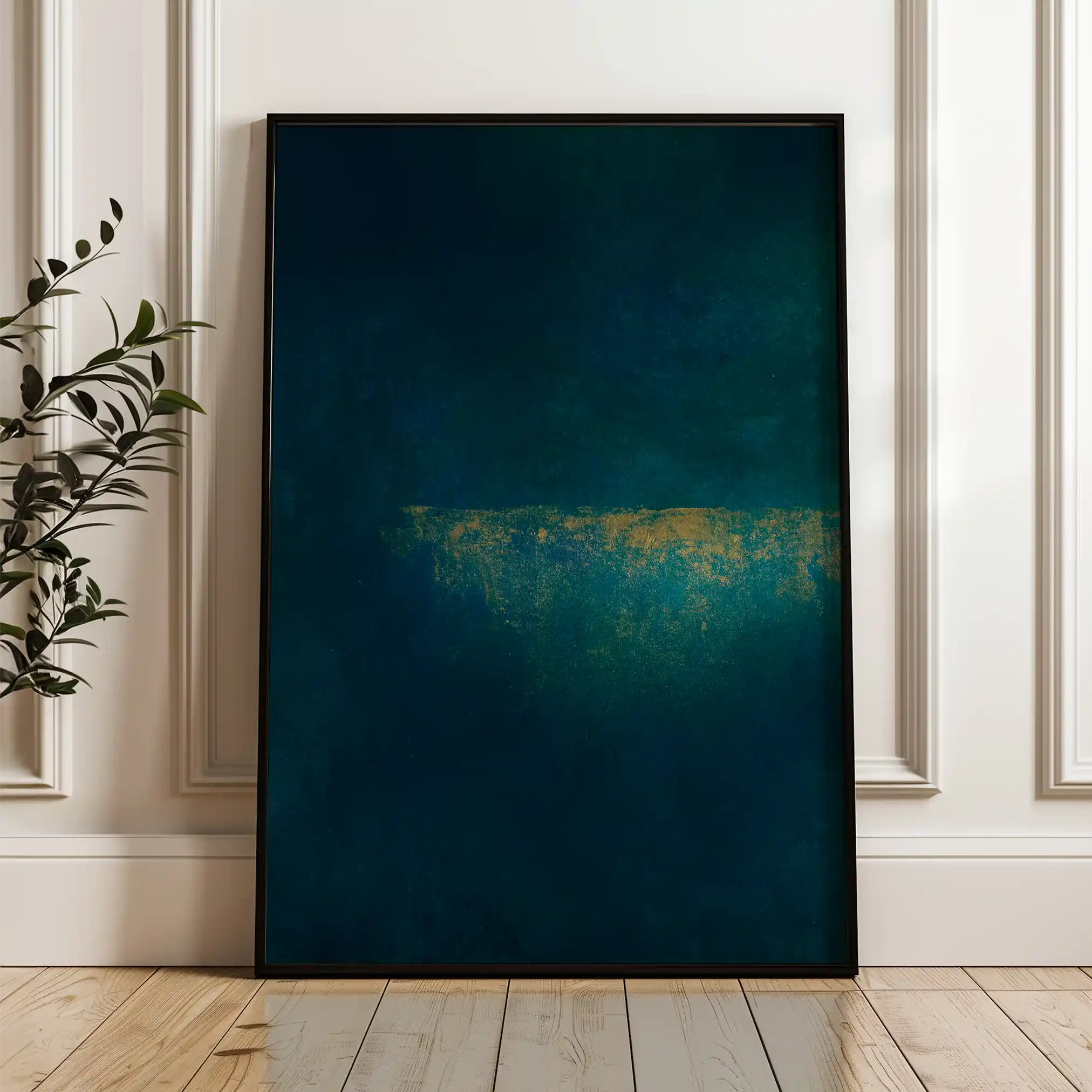 Abstract 263 Canvas Art 60 x 40 cm / Black