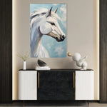 Horses 269 Canvas Art 60 x 40 cm / Black