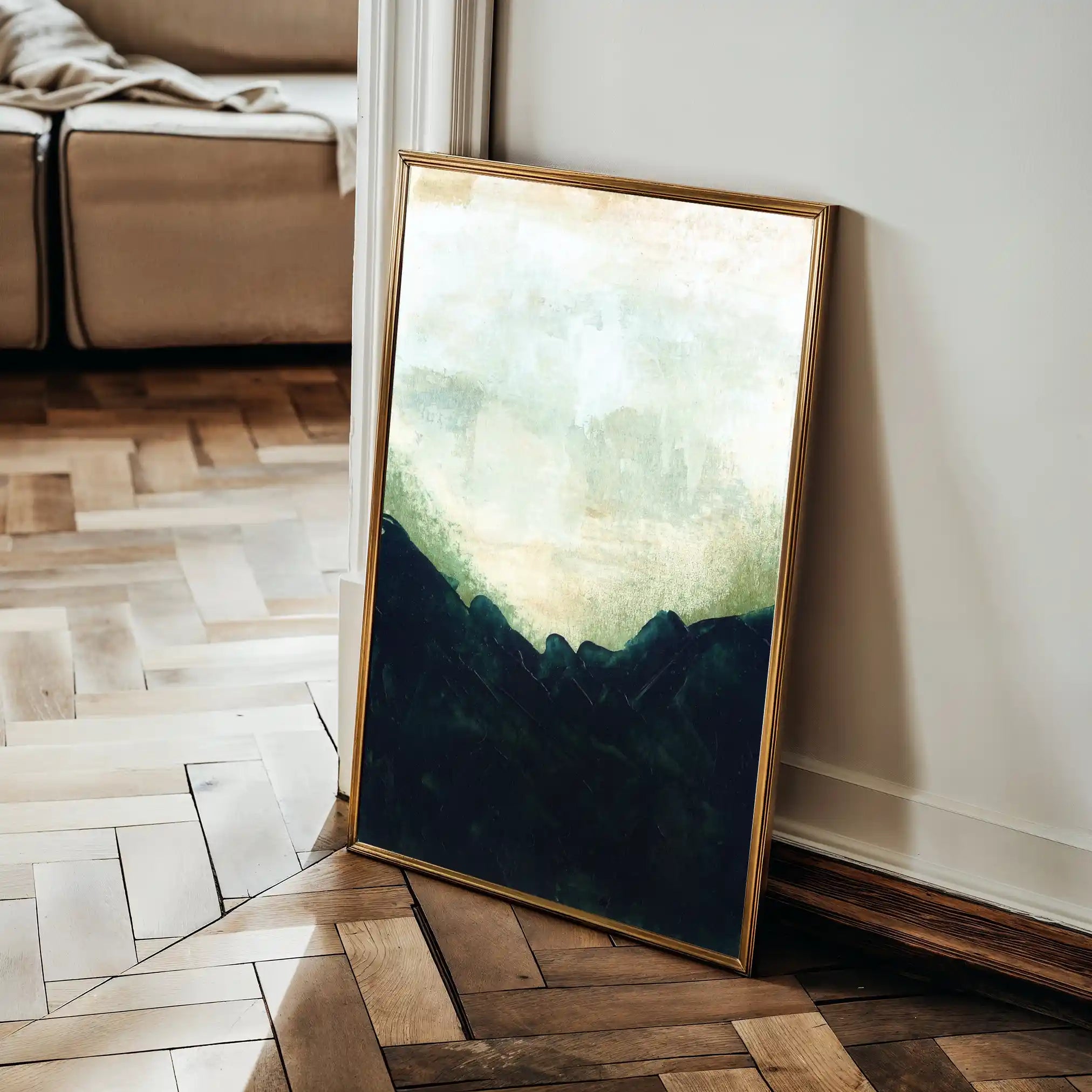 Abstract 272 Canvas Art 60 x 40 cm / Black