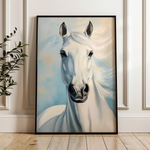 Horses 272 Canvas Art 60 x 40 cm / Black