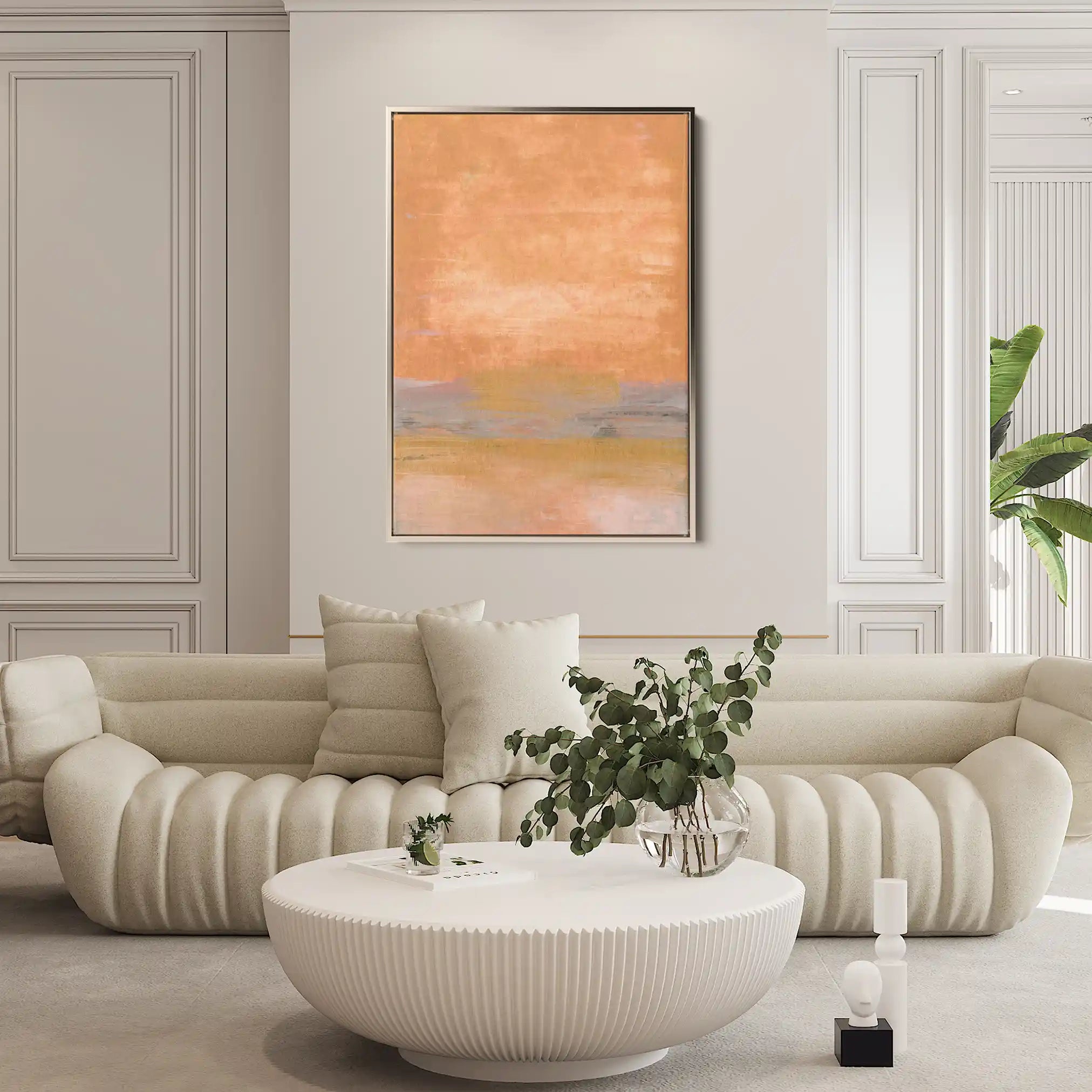 Abstract 275 Canvas Art 60 x 40 cm / Black