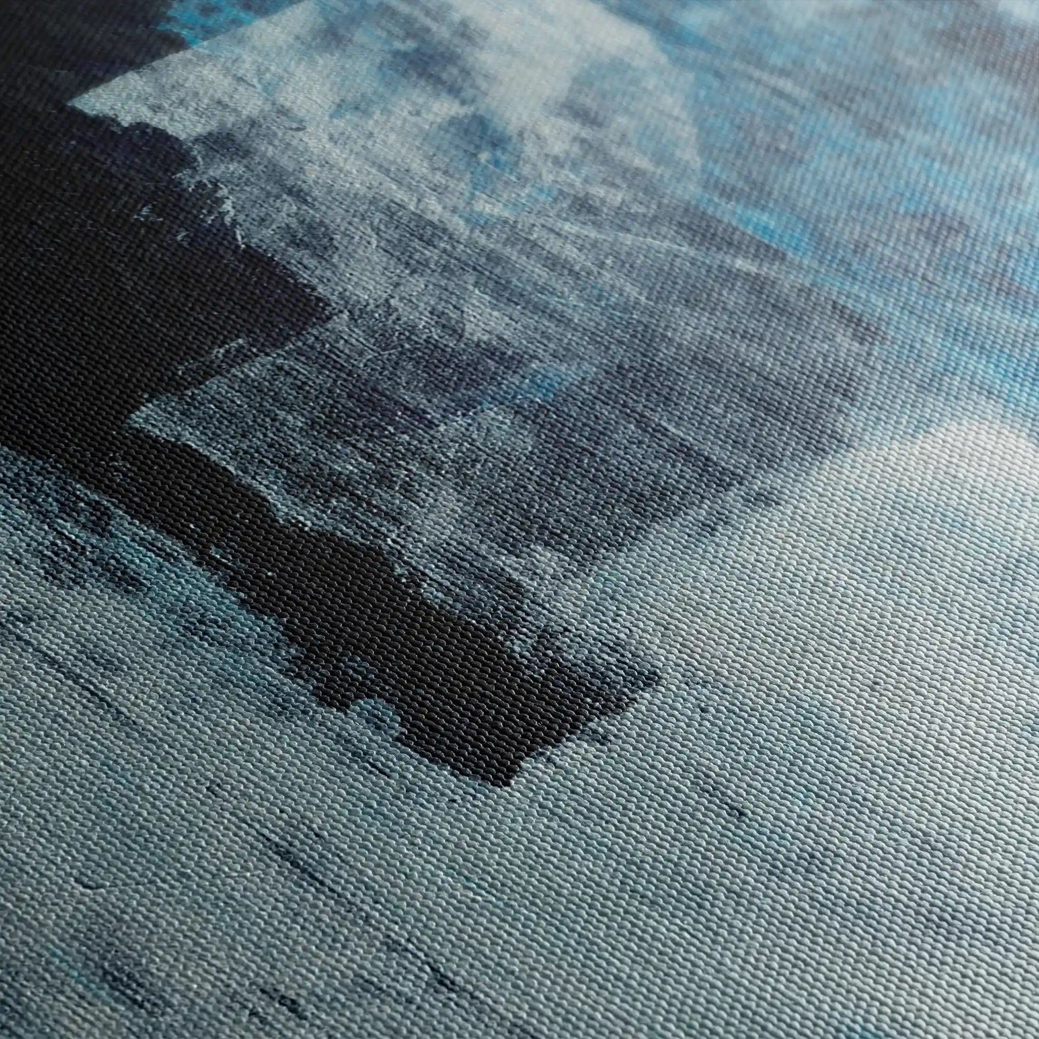 Abstract 279 Canvas Art 60 x 40 cm / Black