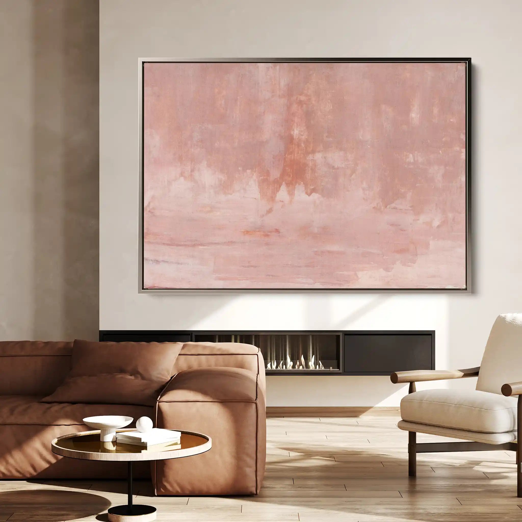 Abstract 282 Canvas Art 60 x 40 cm / Black