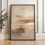 Abstract 283 Canvas Art 60 x 40 cm / Black