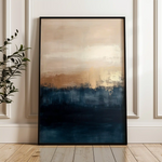 Abstract 292 Canvas Art 60 x 40 cm / Black