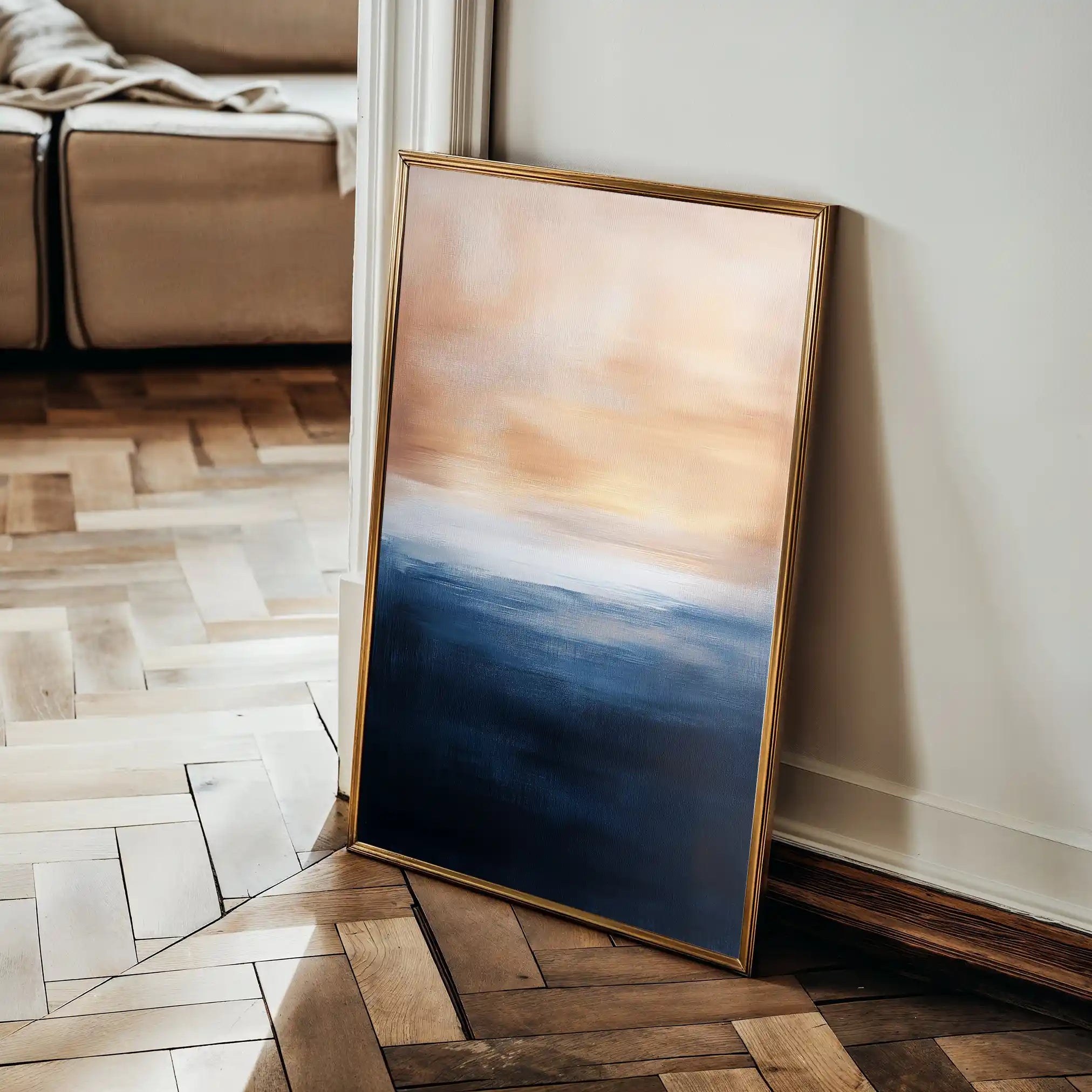 Abstract 295 Canvas Art 60 x 40 cm / Black