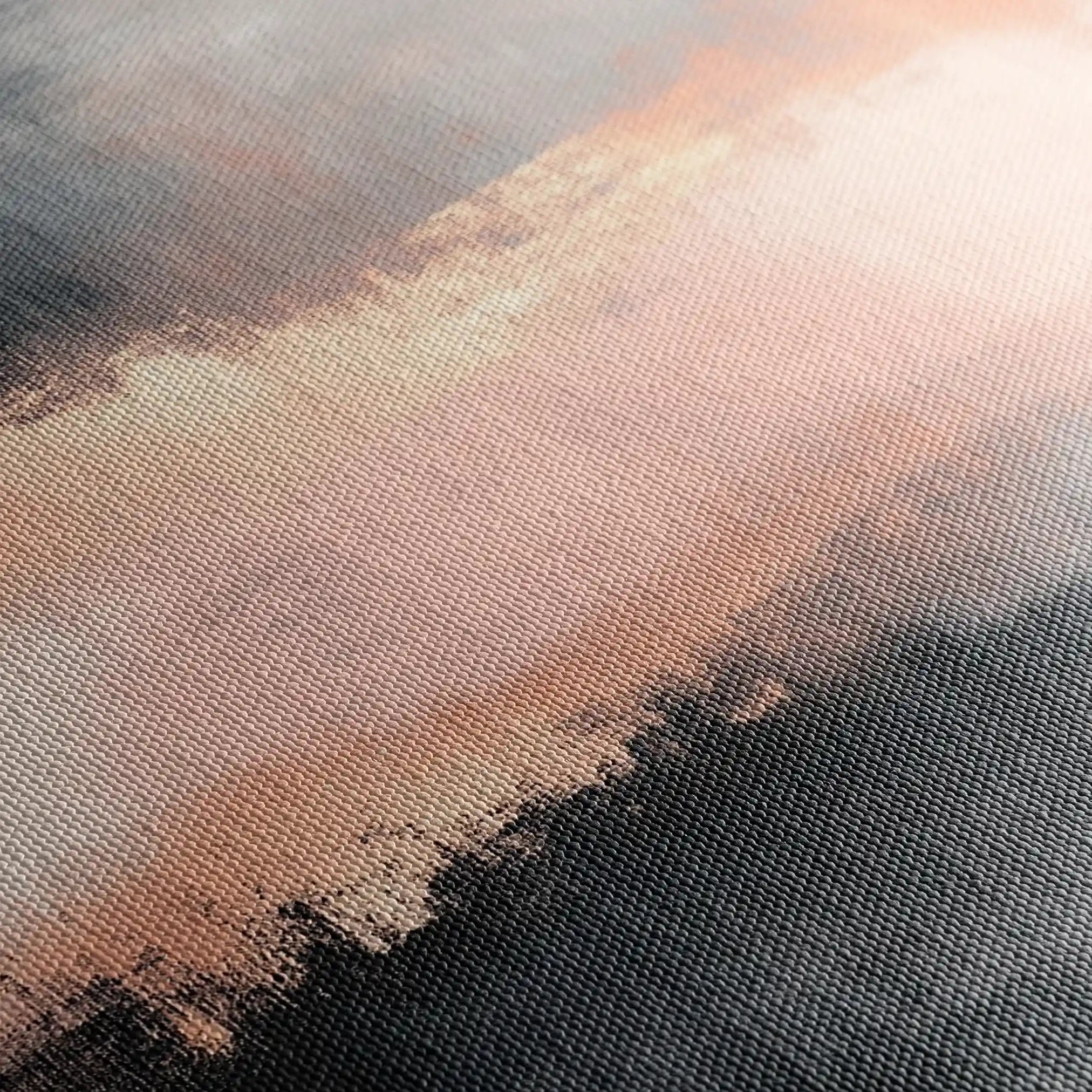 Abstract 311 Canvas Art 60 x 40 cm / Black