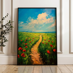 Landscape 315 Canvas Art 60 x 40 cm / Black