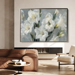 Floral 317 Canvas Art 60 x 40 cm / Black