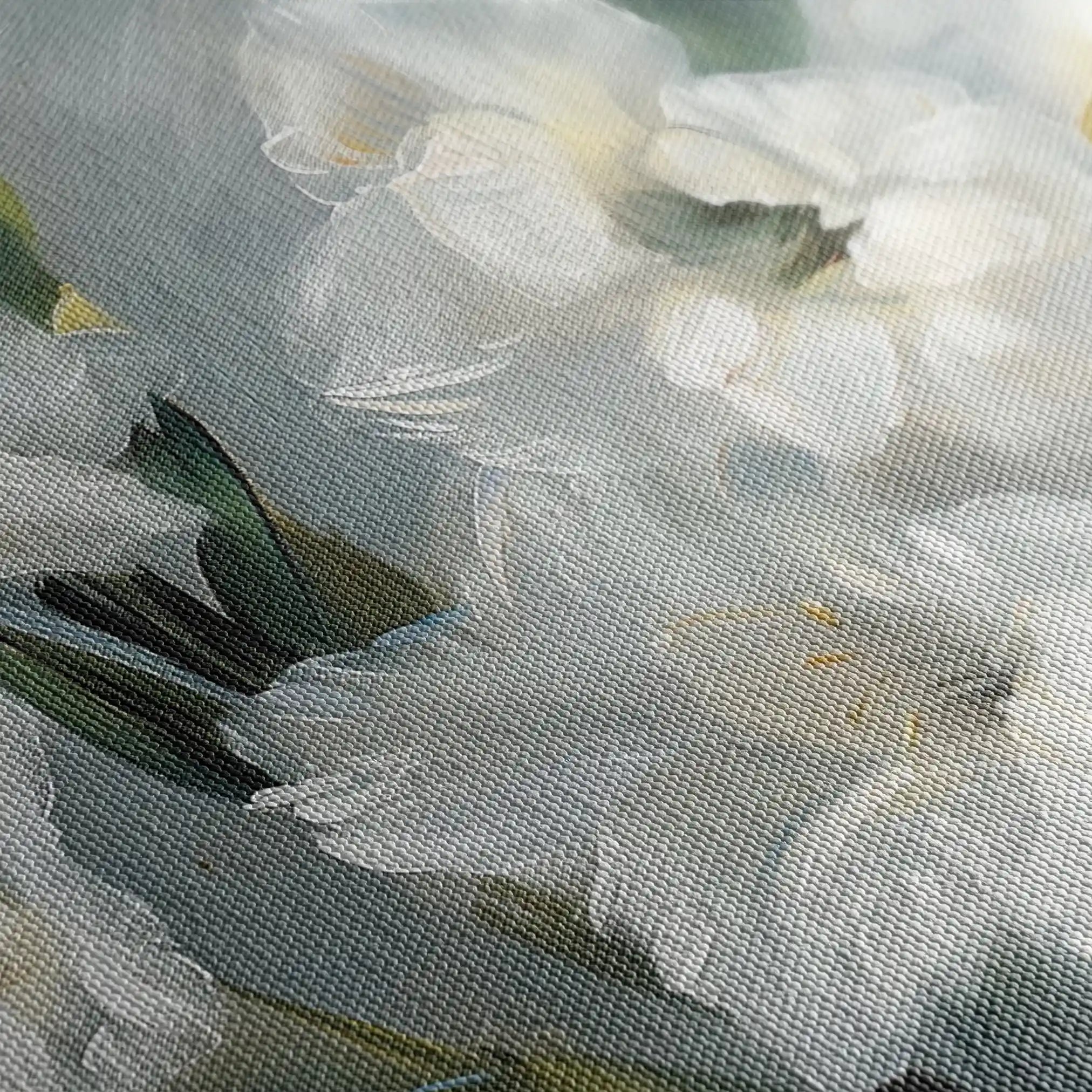 Floral 317 Canvas Art 60 x 40 cm / Black