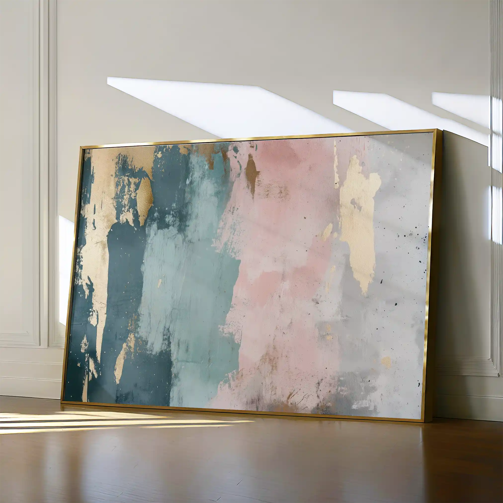 Abstract 321 Canvas Art 60 x 40 cm / Black