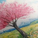 Landscape 321 Canvas Art 60 x 40 cm / Black