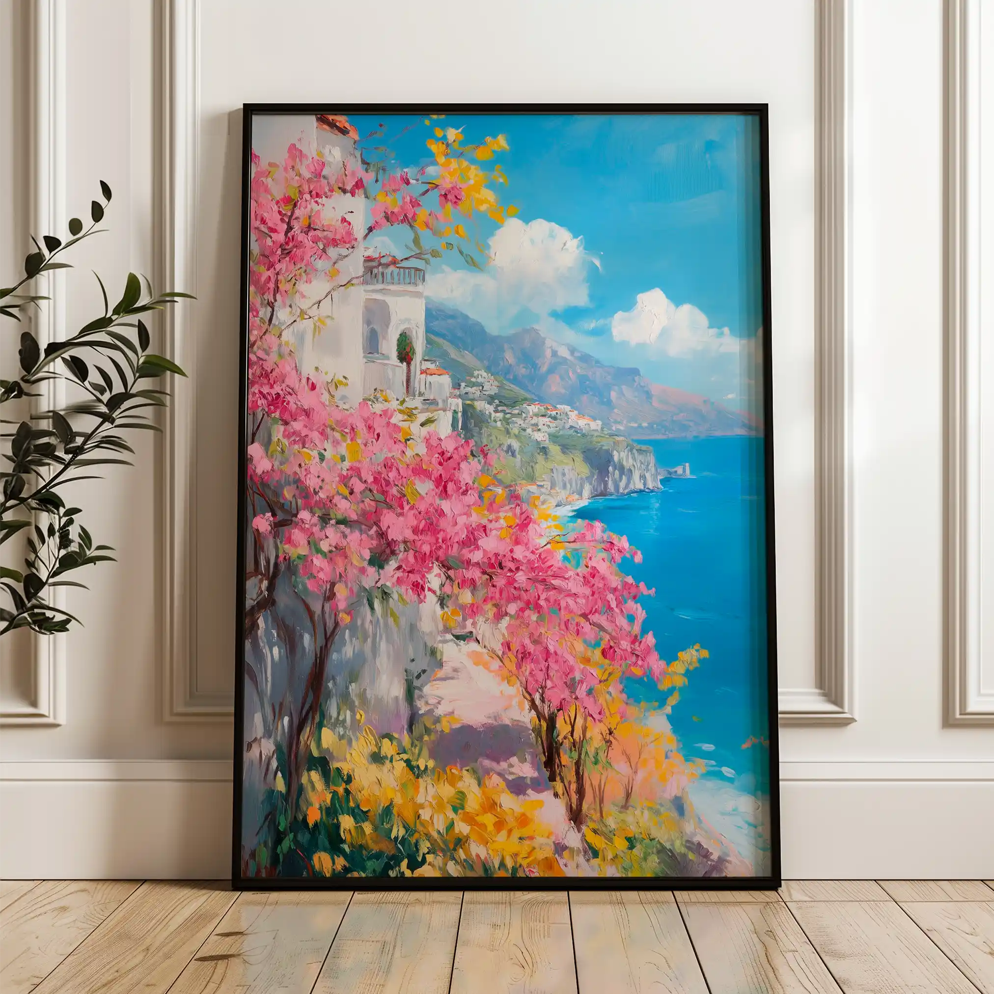 Landscape 323 Canvas Art 60 x 40 cm / Black