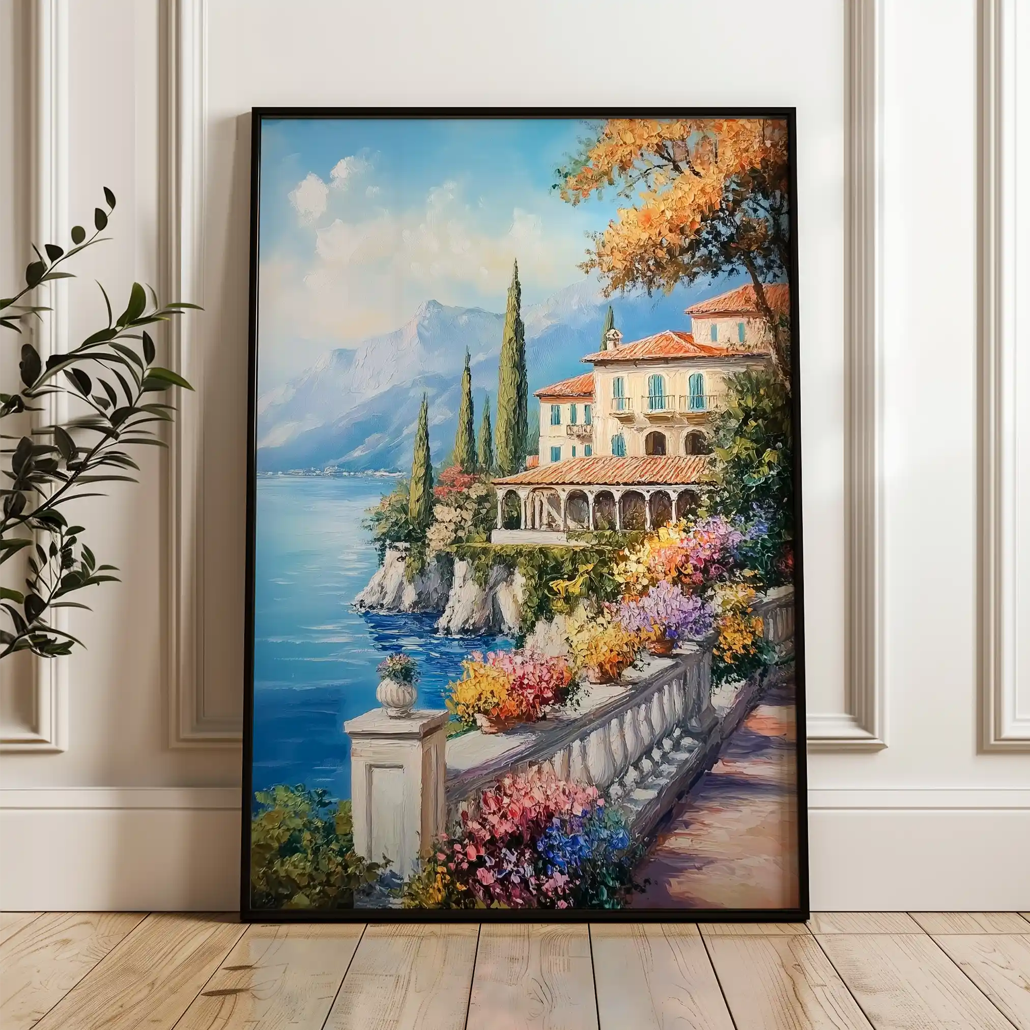 Landscape 325 Canvas Art 60 x 40 cm / Black