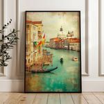 Landscape 326 Canvas Art 60 x 40 cm / Black