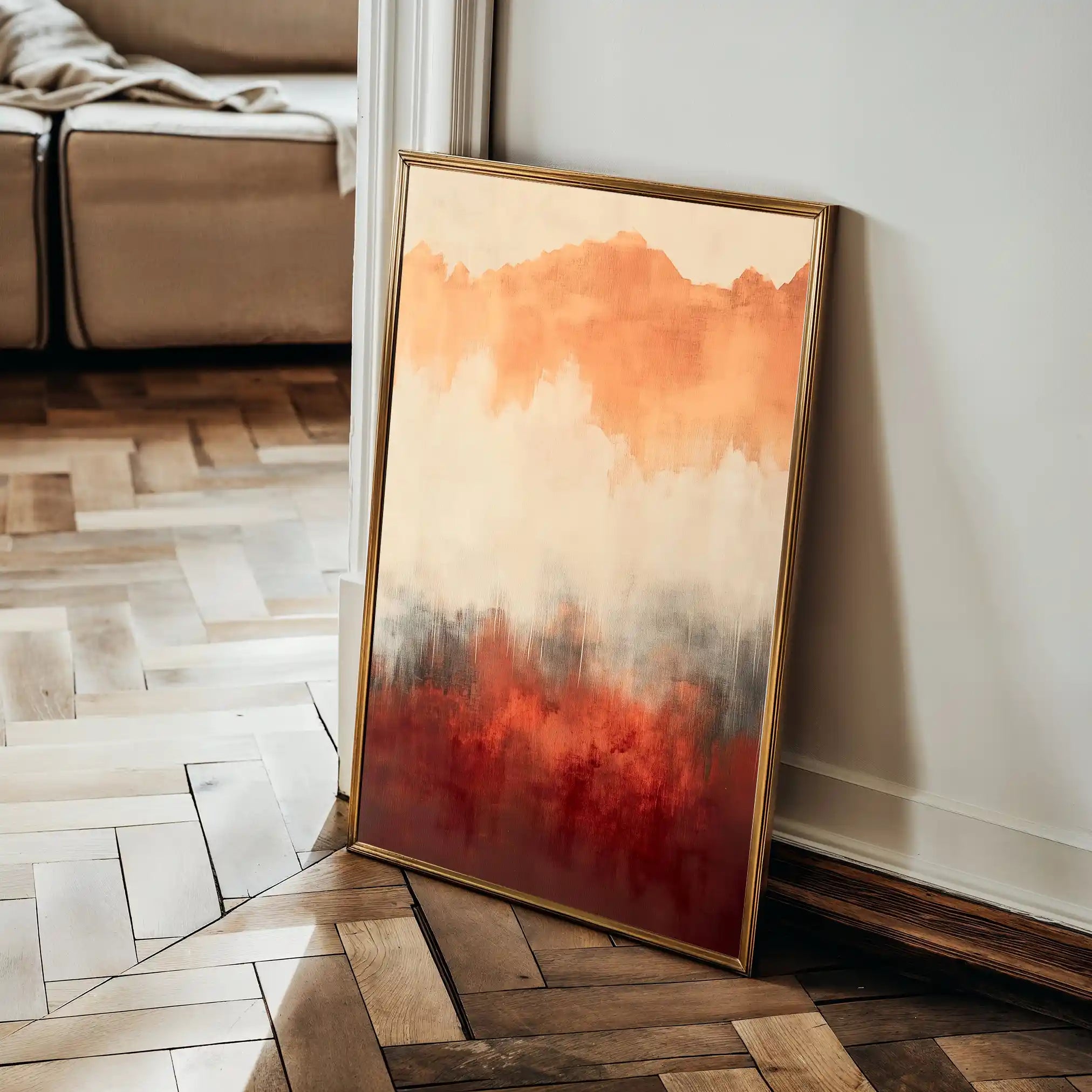 Abstract 327 Canvas Art 60 x 40 cm / Black