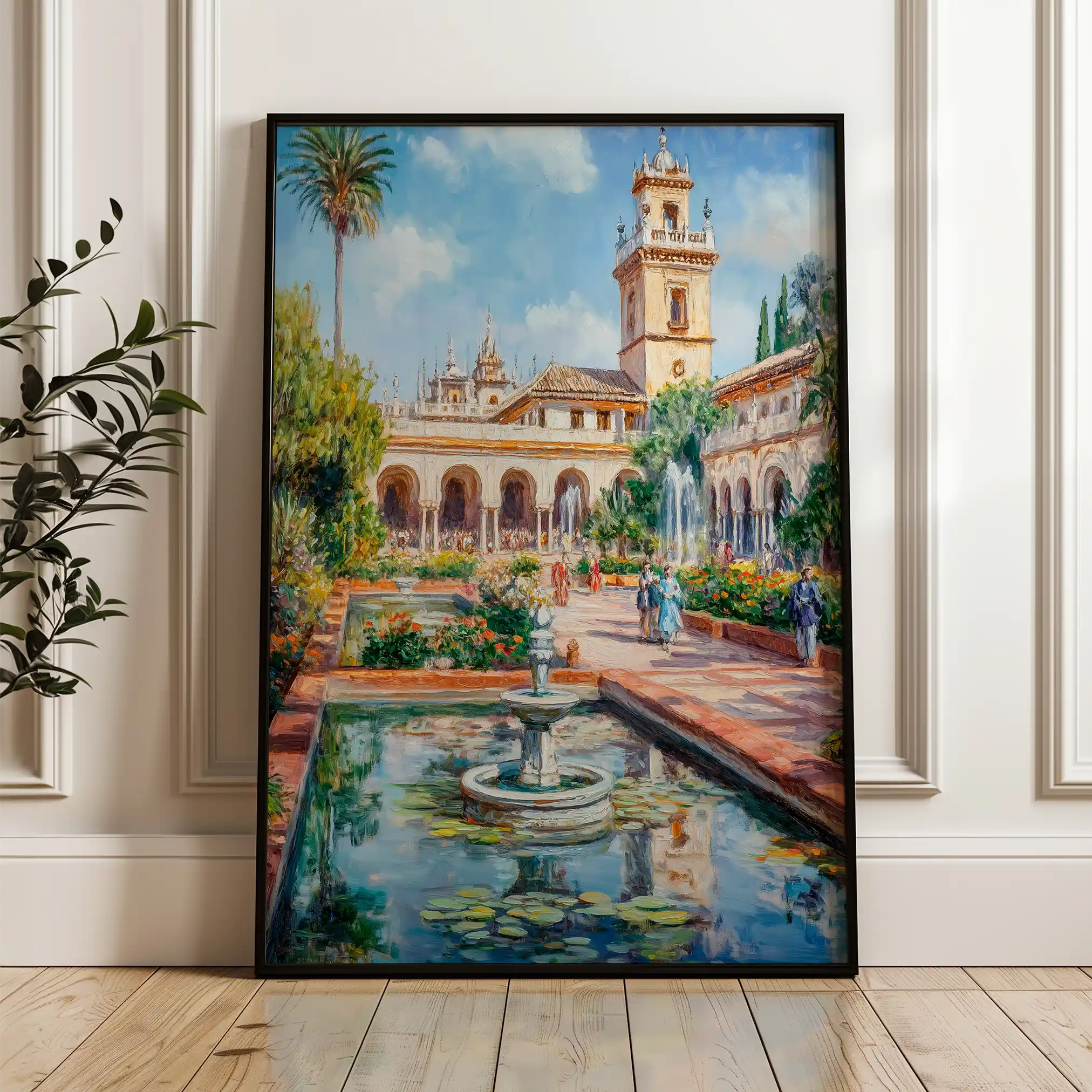 Landscape 328 Canvas Art 60 x 40 cm / Black