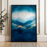 Abstract 331 Canvas Art 60 x 40 cm / Black