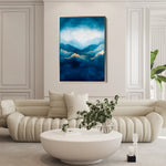 Abstract 331 Canvas Art 60 x 40 cm / Black