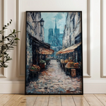 Landscape 334 Canvas Art 60 x 40 cm / Black