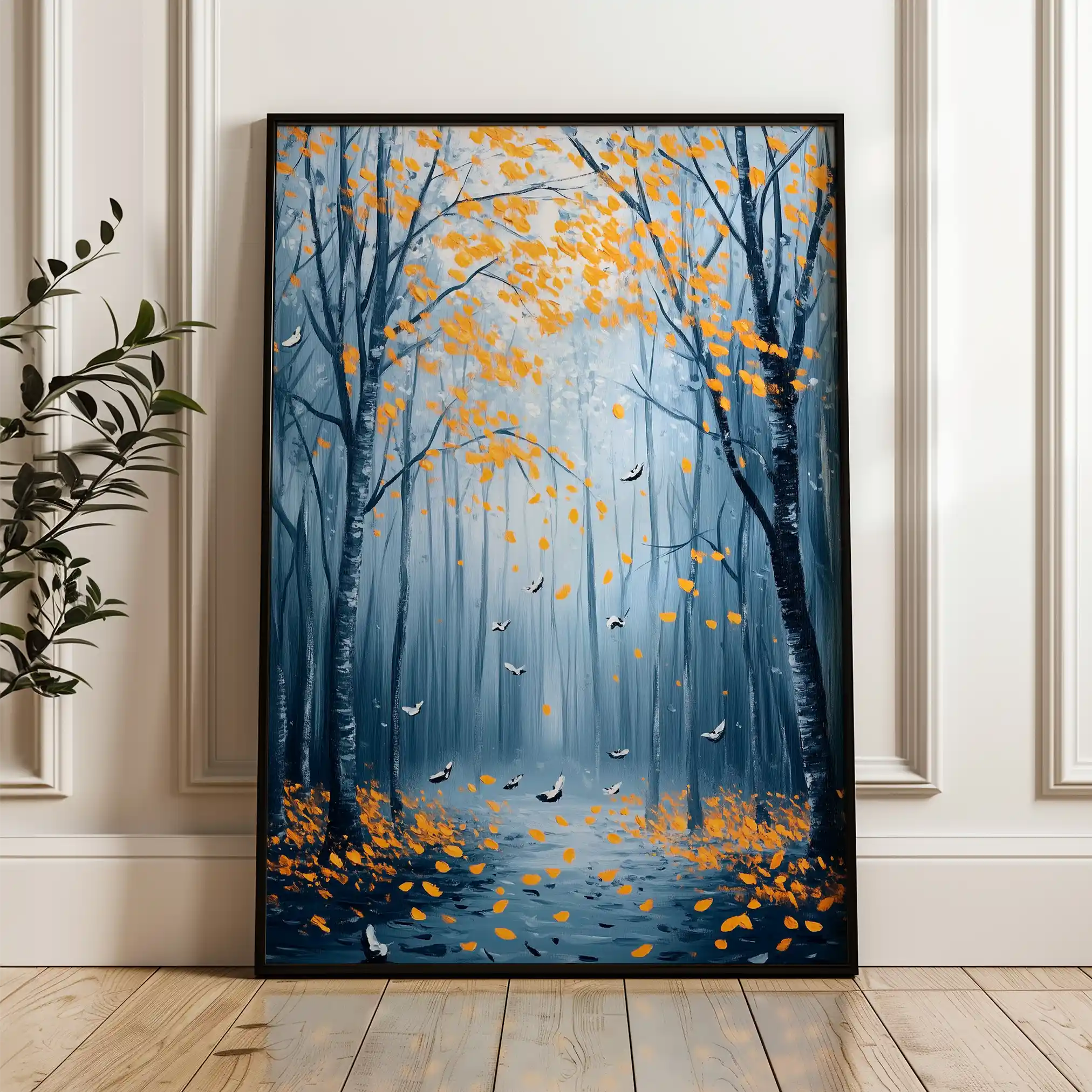 Landscape 335 Canvas Art 60 x 40 cm / Black