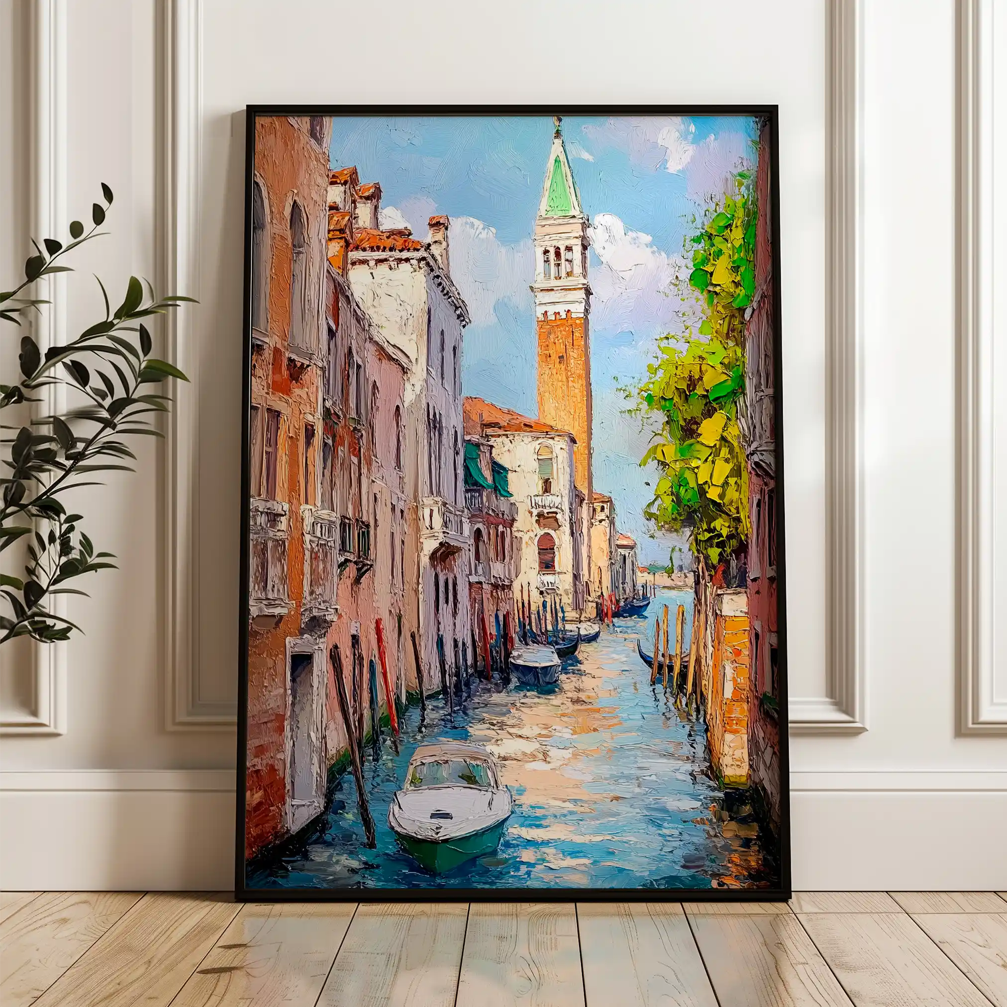 Landscape 338 Canvas Art 60 x 40 cm / Black