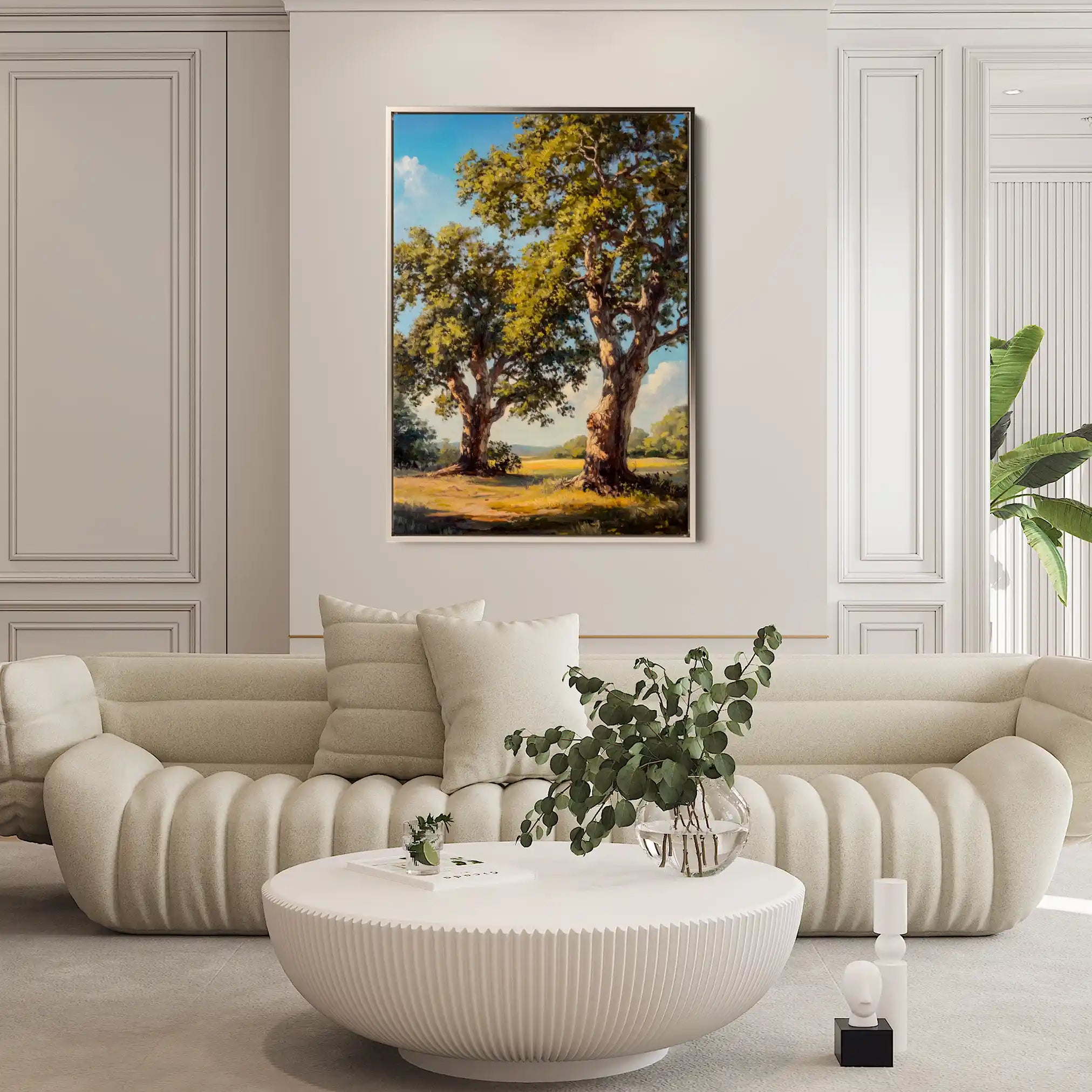 Landscape 339 Canvas Art 60 x 40 cm / Black
