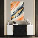 Abstract 342 Canvas Art 60 x 40 cm / Black