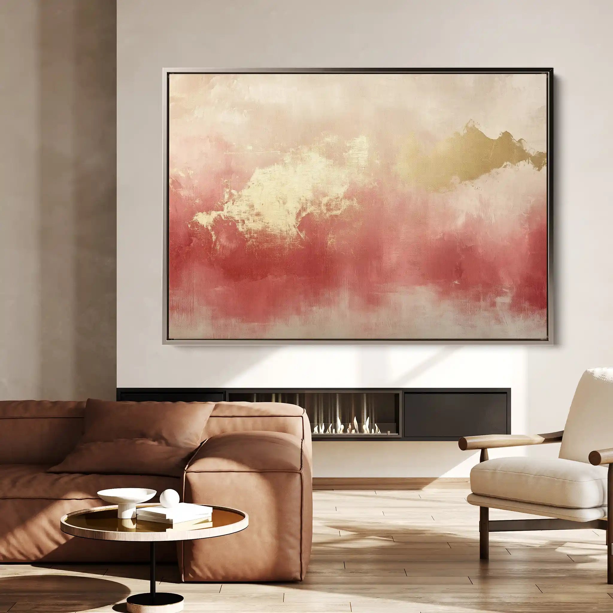 Abstract 344 Canvas Art 60 x 40 cm / Black