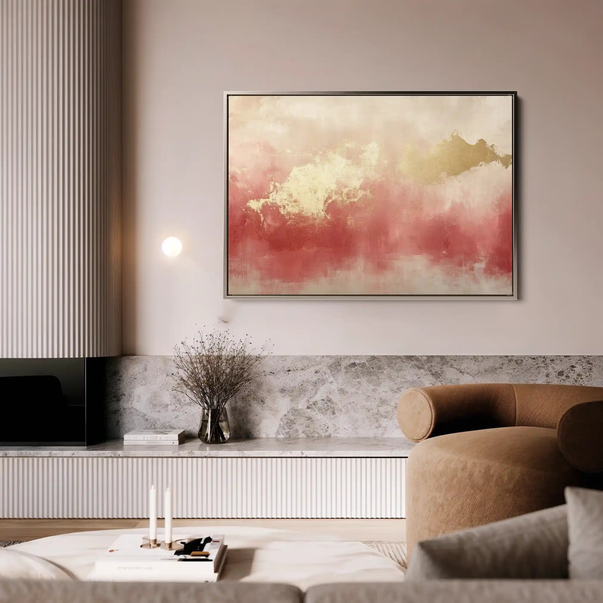 Abstract 344 Canvas Art 60 x 40 cm / Black
