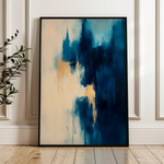 Abstract 349 Canvas Art 60 x 40 cm / Black