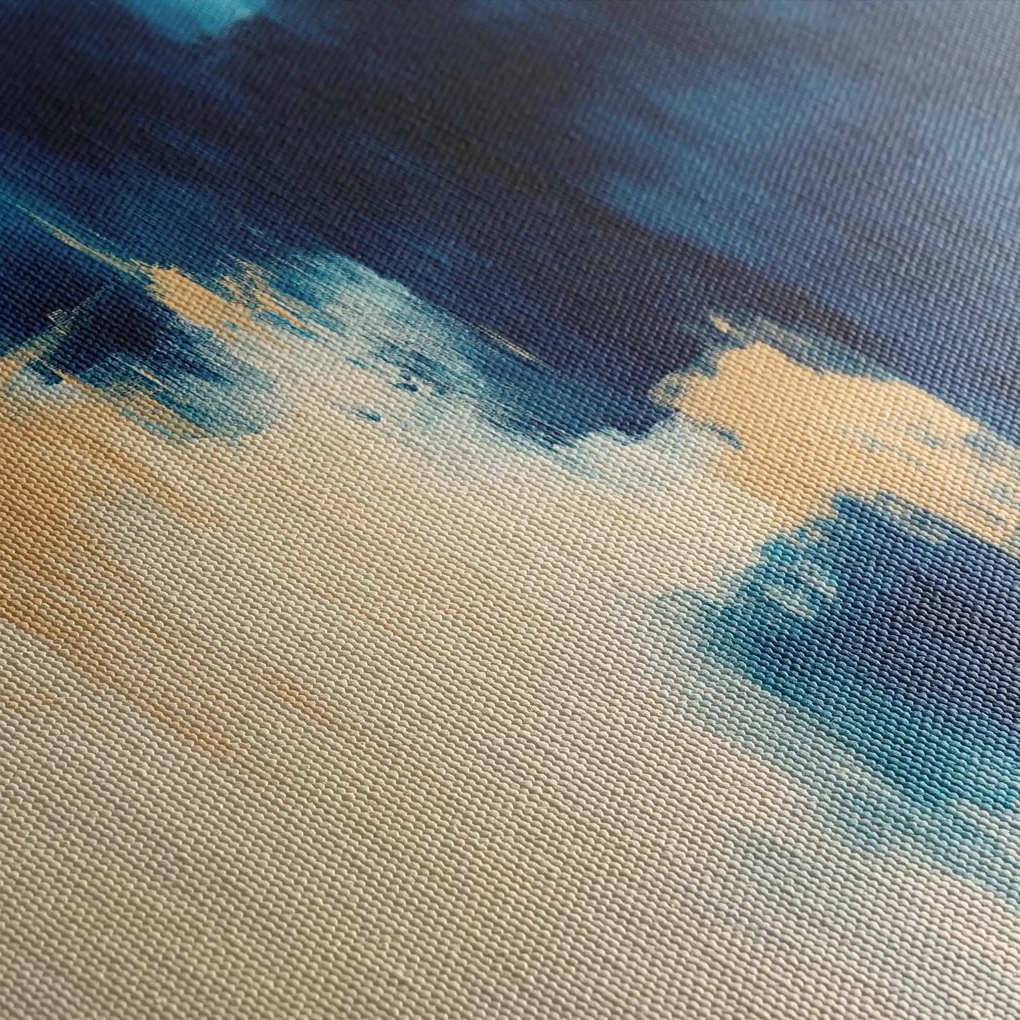 Abstract 349 Canvas Art 60 x 40 cm / Black