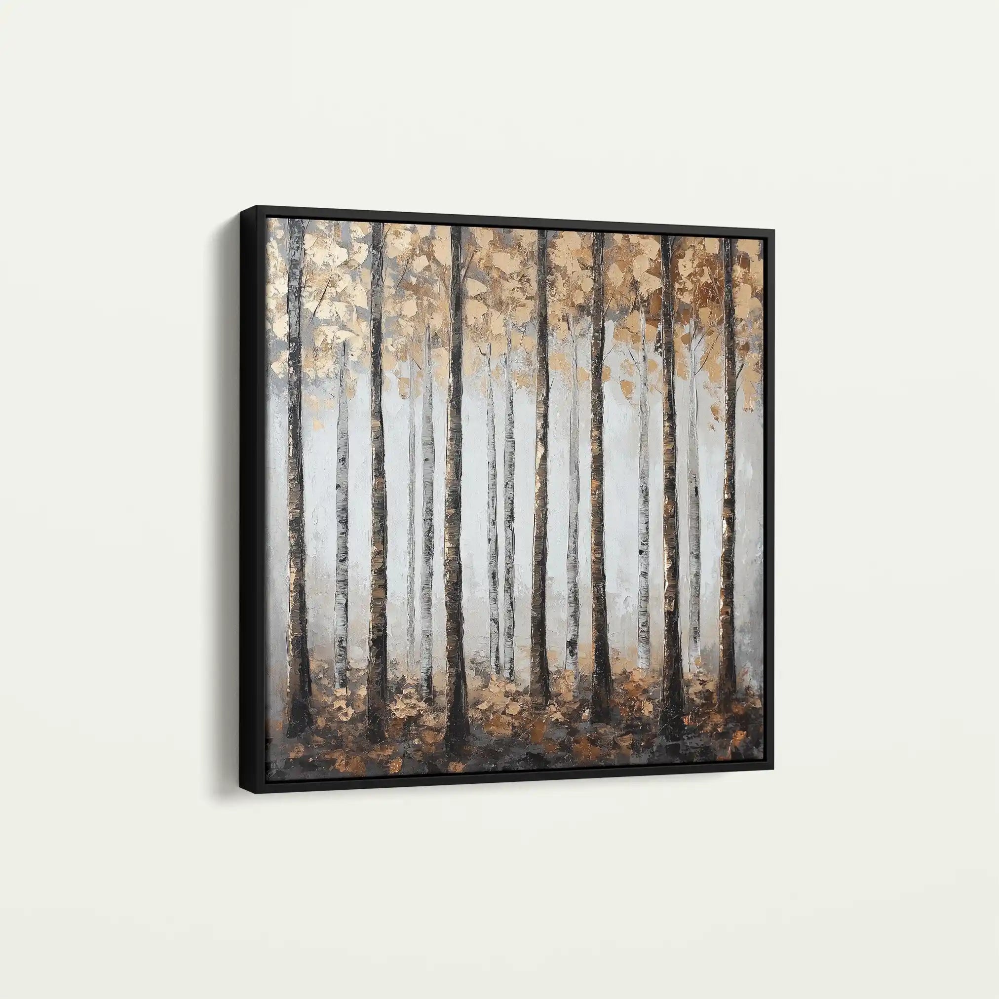 Landscape 352 Canvas Art 60 x 60 cm / Black
