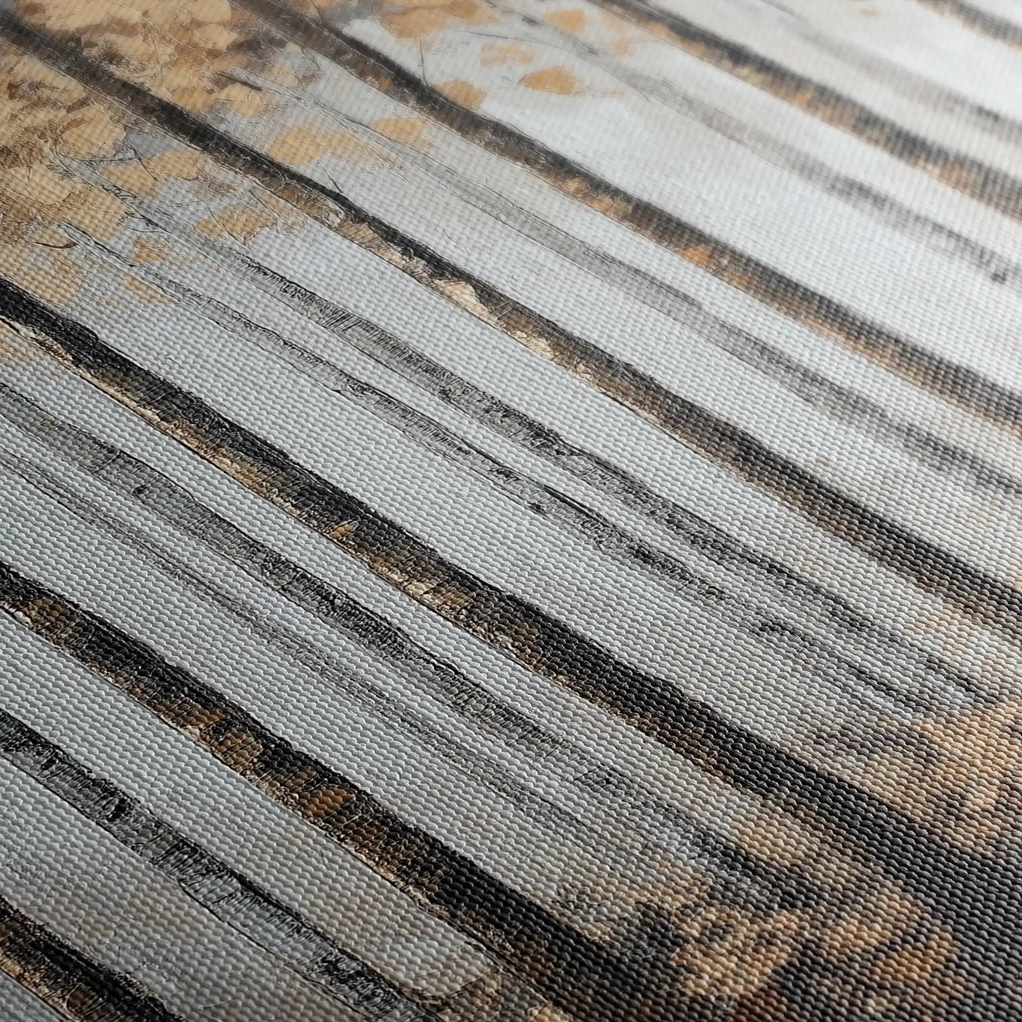 Landscape 352 Canvas Art 60 x 60 cm / Black