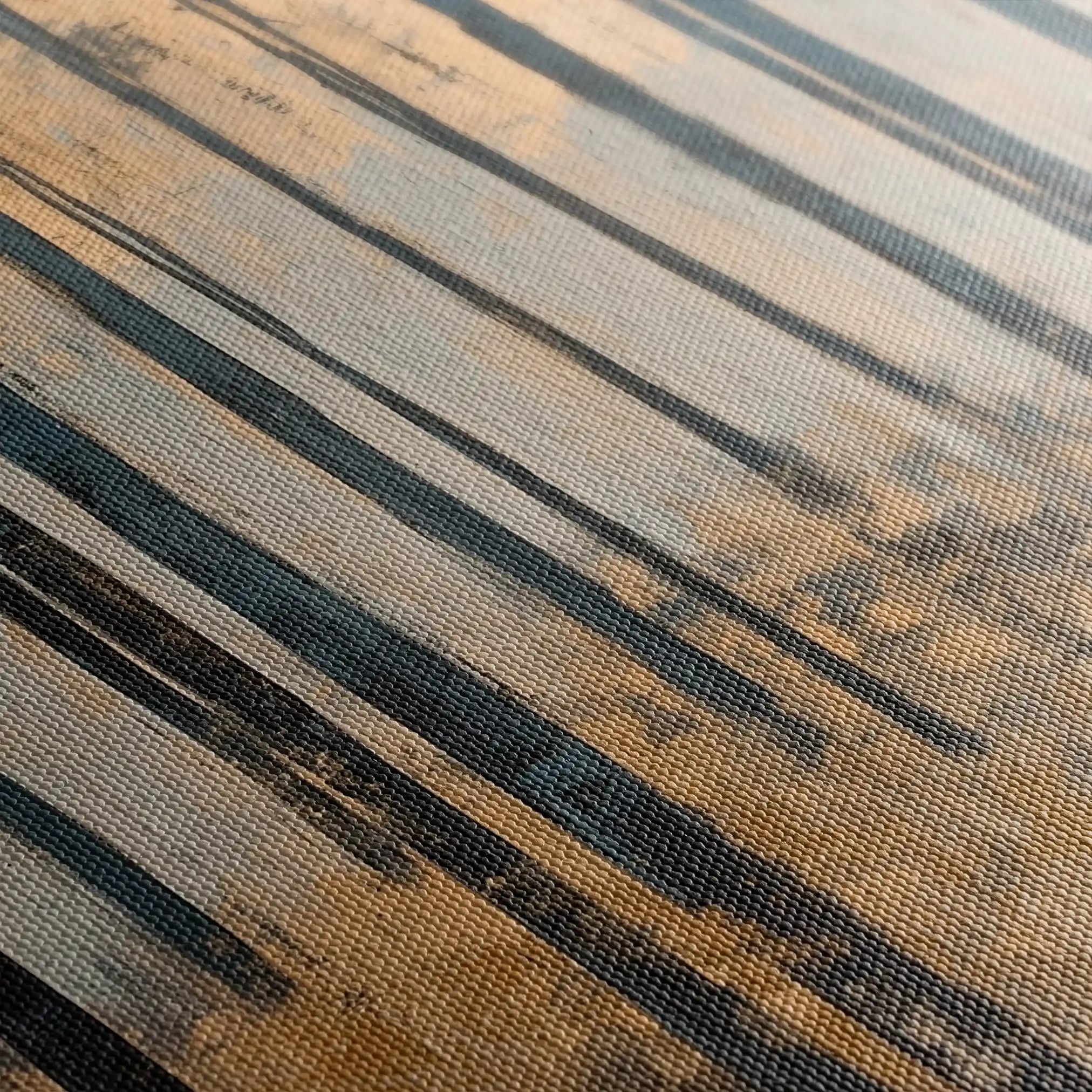 Landscape 353 Canvas Art 60 x 60 cm / Black