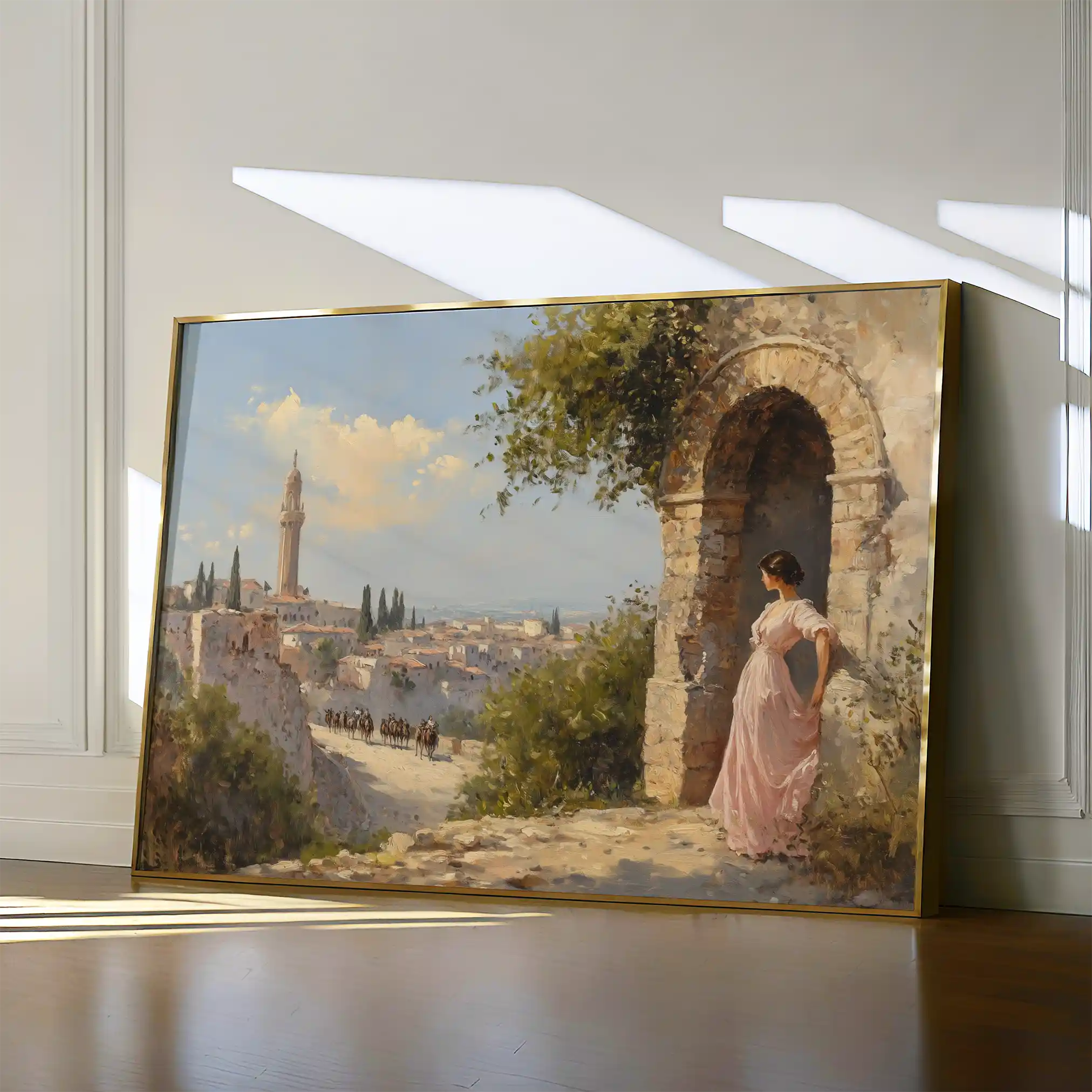 Landscape 355 Canvas Art 60 x 40 cm / Black