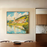 Landscape 361 Canvas Art 60 x 60 cm / Black