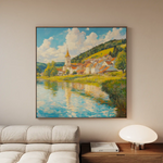 Landscape 361 Canvas Art 60 x 60 cm / Black