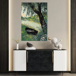 Landscape 362 Canvas Art 60 x 40 cm / Black