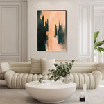 Abstract 363 Canvas Art 60 x 40 cm / Black